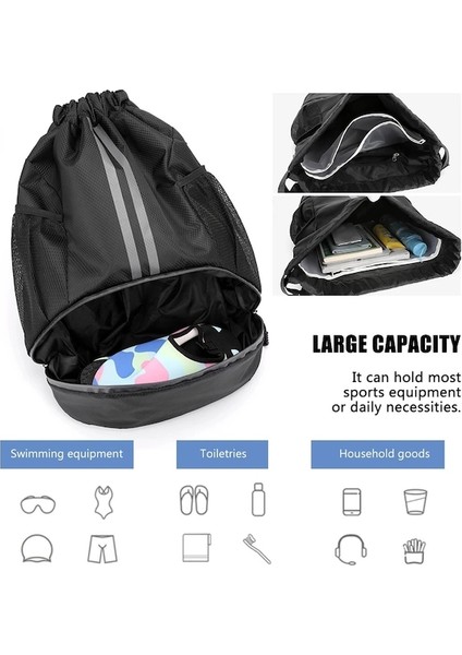 Gri-Su Geçirmez Spor Çantası Erkekler Için Spor Sırt Çantası Adam Ipli Basketbol Çantası Açık Spor Yüzme Sırt Çantası Kadın Spor Eğitim Çantası (Yurt Dışından) indirimleri