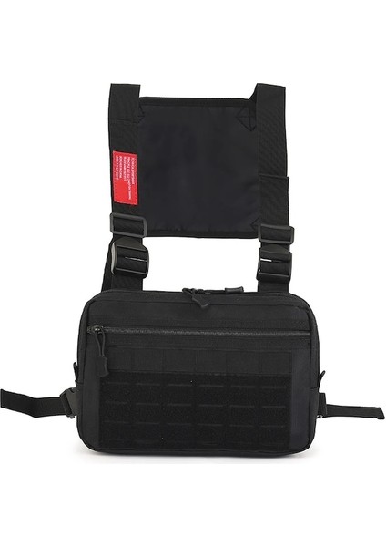 Siyah-Erkek 600D Naylon Askeri Göğüs Çantası Su Geçirmez Taktik Tırmanma Kamp Göğüs Çantaları Açık Ordu Spor Seyahat Sırt Çantası XA918D (Yurt Dışından)