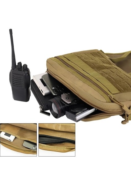 Siyah-Erkek 600D Naylon Askeri Göğüs Çantası Su Geçirmez Taktik Tırmanma Kamp Göğüs Çantaları Açık Ordu Spor Seyahat Sırt Çantası XA918D (Yurt Dışından) fırsatları