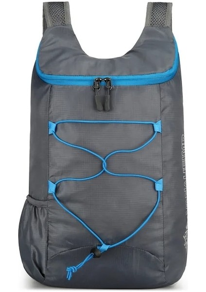 Gri-Açık Paketlenebilir Ultralight Sırt Çantası Büyük Kapasiteli Katlanabilir Sırt Çantası Erkekler Kadınlar Için Sıçrama Önleyici Seyahat Yürüyüş Sırt Çantası Spor Çantası (Yurt Dışından)