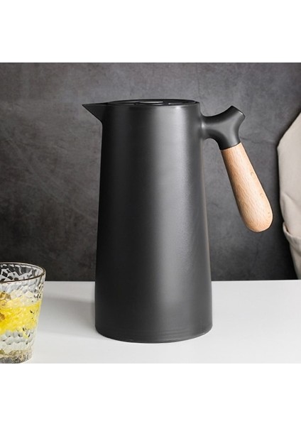 Hyt-1 Litre Büyük Kapasiteli Yalıtımlı Su Matarası - Siyah (Yurt Dışından)