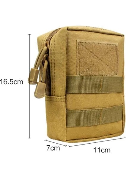 Haki-Çok Fonksiyonlu 1000D Açık Askeri Taktik Bel Çantası Edc Molle Aracı Fermuar Bel Paketi Aksesuarı Dayanıklı Kemer Kılıfı (Yurt Dışından) modelleri