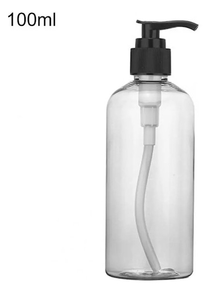 Şeffaf 200ML-100/200/300ML Büyük Kapasiteli Dağıtıcı Şişe Sıvı Losyon Şampuan Sabun Basın Şişeleri El Seyahat Doldurulabilir Taşınabilir Şişe (Yurt Dışından) indirimleri