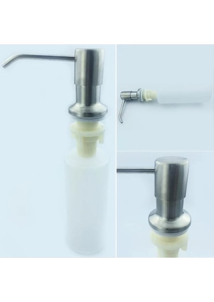 Krom-Mutfak Sabunluklar Paslanmaz Çelik Mutfak Lavabo Tezgah Üstü Sabunluk EL8406 (Yurt Dışından) fırsatları