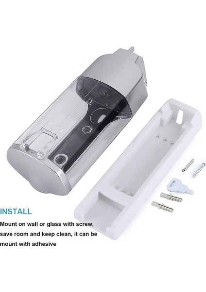 Sıvı Sabunluk 350 ml Tek Kafa Duvara Monte Duş Banyo Yıkama Losyonu Sabun Şampuan Dispenserleri Mutfak Banyo Için (Yurt Dışından) indirimleri