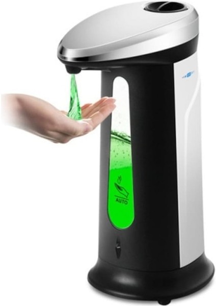 400 Ml-Otomatik Sıvı Sabunluk Şampuanlık Akıllı Sensör Fotoselli Dağıtıcı Mutfak Banyo Aksesuarları Seti (Yurt Dışından)