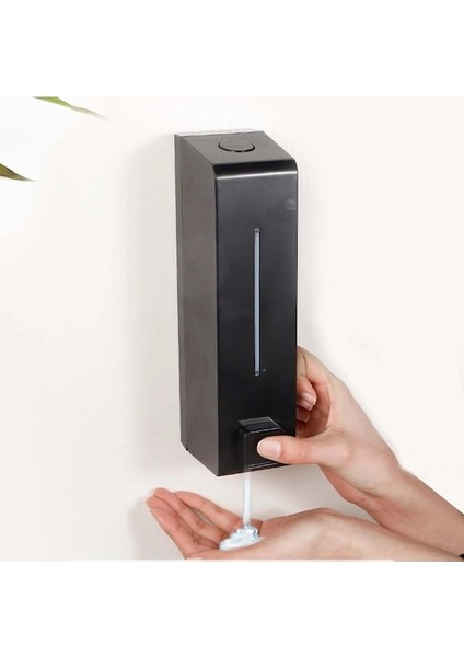 WHITE-600ML Manuel Sıvı Sabunluk Duvara Monte Banyo El Mutfağı (Yurt Dışından)