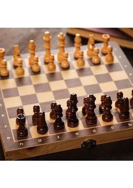 44 Cm-39 39 cm 3 In 1 Satranç Katlanır Ahşap Renkli Satranç Büyük Satranç Tahtası Ile Yeni Başlayanlar Çocuk Yetişkinler Için (Yurt Dışından) fiyatları