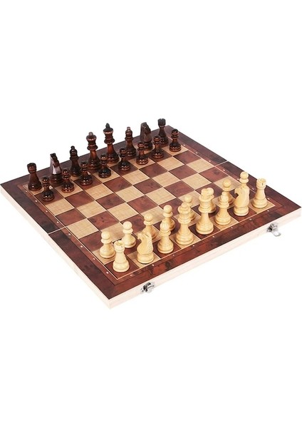 44 Cm-39 39 cm 3 In 1 Satranç Katlanır Ahşap Renkli Satranç Büyük Satranç Tahtası Ile Yeni Başlayanlar Çocuk Yetişkinler Için (Yurt Dışından) fırsatları