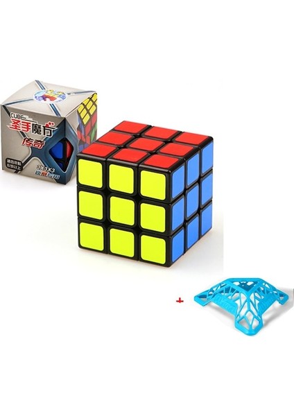Siyah-Shengshou Sengso Legend 3X3X3 Sihirli Küpler 3x3 Cubo Magico Profesyonel Hız Bulmaca Eğitici Komik Oyuncaklar Çocuklar Için Öğrenci (Yurt Dışından)