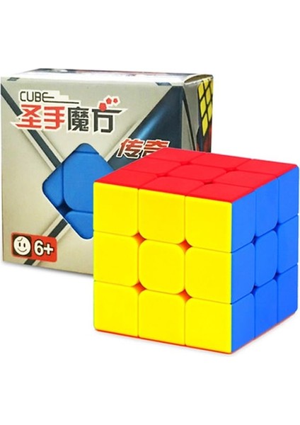 Siyah-Shengshou Sengso Legend 3X3X3 Sihirli Küpler 3x3 Cubo Magico Profesyonel Hız Bulmaca Eğitici Komik Oyuncaklar Çocuklar Için Öğrenci (Yurt Dışından)