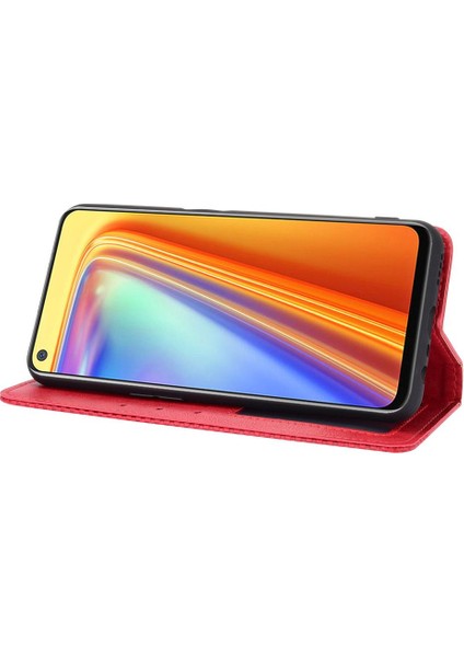 Realme 7 Cüzdan Pu Deri Manyetik Kapatma Için Kılıf (Yurt Dışından) indirimleri