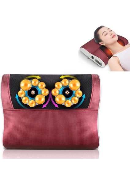 Servikal Omurga Masaj Yastığı Boyun Bel Sırt Çok Fonksiyonlu (Yurt Dışından)