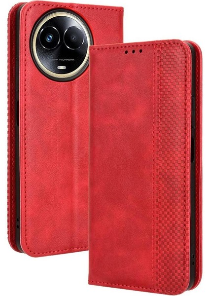Realme 11 5g Cüzdan Pu Deri Manyetik Kapatma Için Kılıf (Yurt Dışından)