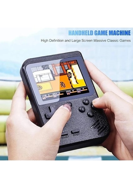 Çift KIRMIZI-GC26 Retro Taşınabilir Mini El Video Oyun Konsolu 3.0 Inç Renkli LCD Çocuk Renkli Oyun Oyuncu Dahili 400 Oyun (Yurt Dışından)
