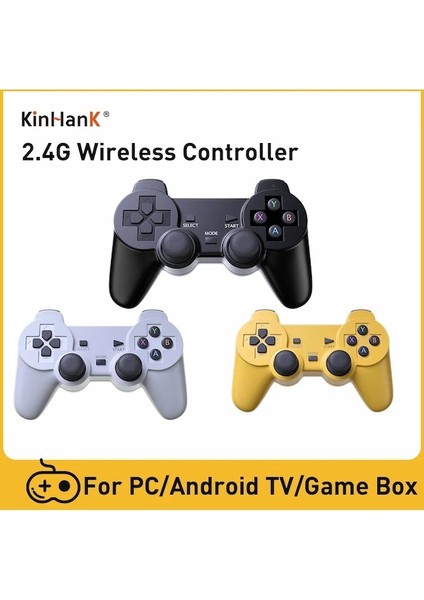White-2.4g Kablosuz Gamepad Psp / Pc / Tv Kutusu / Android Telefon Oyun Denetleyicisi Joystick Süper Konsol x Pro Rk (Yurt Dışından) fiyatları