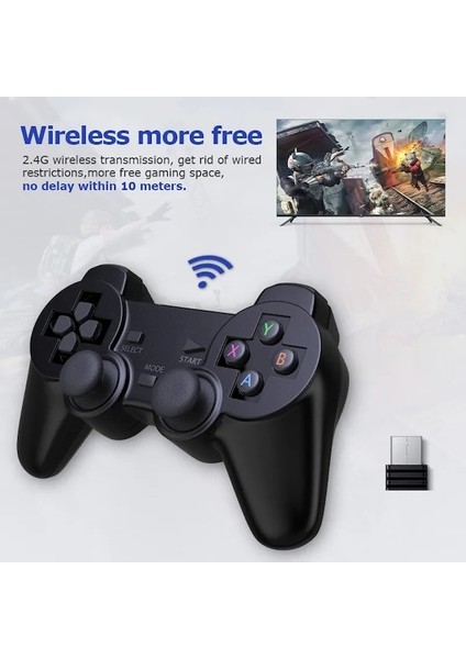 White-2.4g Kablosuz Gamepad Psp / Pc / Tv Kutusu / Android Telefon Oyun Denetleyicisi Joystick Süper Konsol x Pro Rk (Yurt Dışından) fırsatları