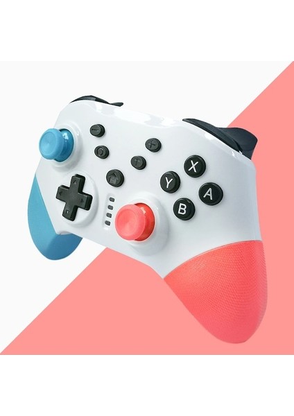 Mavi-Kırmızı-Anahtar Kablosuz Oyun Denetleyicisi Ns Gamepad, Uyandırma Fonksiyonlu, Titreşimli Tek Tıklamayla Uyandırma Fonksiyonu, (Yurt Dışından)