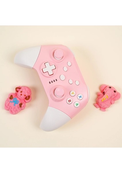 Mavi-Kırmızı-Anahtar Kablosuz Oyun Denetleyicisi Ns Gamepad, Uyandırma Fonksiyonlu, Titreşimli Tek Tıklamayla Uyandırma Fonksiyonu, (Yurt Dışından) modelleri