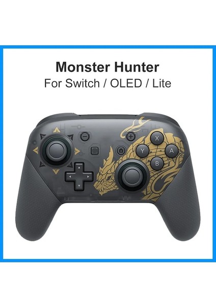 Canavar Anahtarı Pro Denetleyici Nintendo Anahtarı Için OLED Lite Joystick Gamepad Ns Pc Controle Bluetooth Kablosuz Oyun Konsolu Joypad (Yurt Dışından)