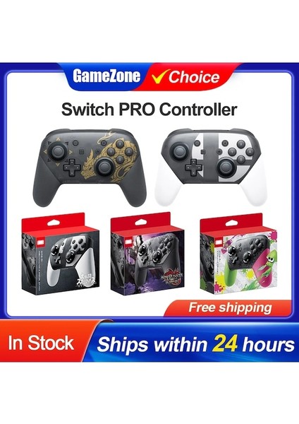 Canavar Anahtarı Pro Denetleyici Nintendo Anahtarı Için OLED Lite Joystick Gamepad Ns Pc Controle Bluetooth Kablosuz Oyun Konsolu Joypad (Yurt Dışından) fiyatları