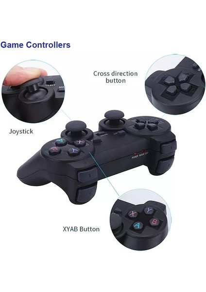 1 Adet Beyaz-2.4 Ghz Kablosuz Gamepad Pc Dizüstü USB Oyun Denetleyicisi Joystick Ps3 Android Tv Kutusu Windows Ahududu Pi 4 3 Joypad (Yurt Dışından)