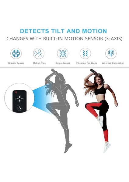 22-60-230-NINTENDO Wii/wii U Joystick 2 In 1 Denetleyici Seti Kablosuz Uzaktan Gamepad Motion Plus Silikon Kılıf Ile Video Oyunu (Yurt Dışından)
