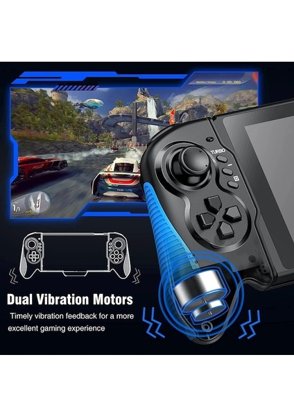 Sarı Yeşil-Nintendo Anahtarı Oyun Denetleyicisi Için Çift Motorlu Titreşim El Joypad Dahili 6 Eksenli Gyro Gamepad Joystick Ns Controle Için (Yurt Dışından)