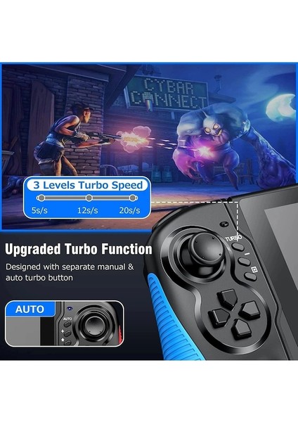 Sarı Yeşil-Nintendo Anahtarı Oyun Denetleyicisi Için Çift Motorlu Titreşim El Joypad Dahili 6 Eksenli Gyro Gamepad Joystick Ns Controle Için (Yurt Dışından)