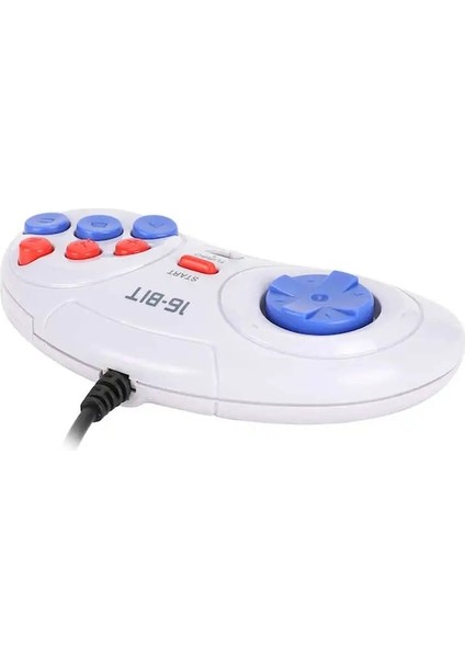 1 ADET-16BIT 9-Pin Mini Elde Kullanılır Oyun Konsolu Ergonomik Oyun Denetleyicisi Beyaz Sega Pubg Mobile Gamepad Için Küçük Boyutlu ve Hafif (Yurt Dışından)