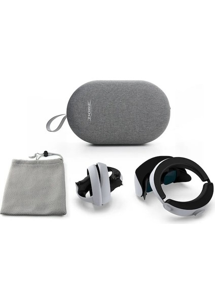Gri-Eva Taşınabilir Bavul Fermuarlı Saklama Çantası Vr Kask Kolu Seyahat Taşıma Çantası Ps Vr2 TP5-2521 Için Koruyucu Kapak (Yurt Dışından)
