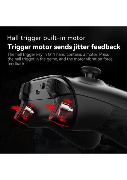 BLUE-G11 Kablosuz Bt Mekanik Oyun Denetleyicisi Anahtarı Pro Pc Android Ios Akıllı Telefon Tv Set Üstü Kutusu 2.4g Gamepad Joystick (Yurt Dışından)