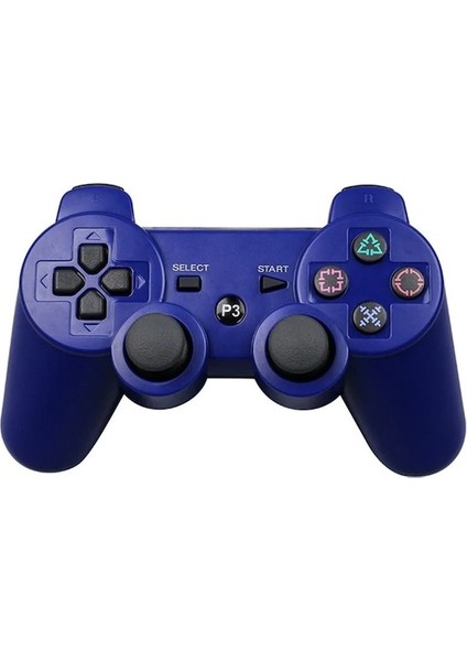 Mavi-2.4 Ghz 7 Renk Kablosuz Bluetooth Oyun Denetleyicisi Ergonomi Denetleyici Joystick Gamepad (Yurt Dışından)