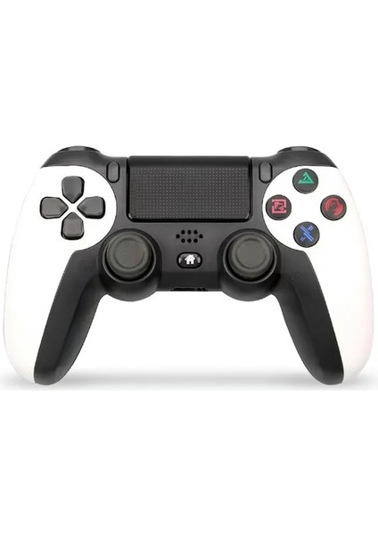 Beyaz-Kablosuz Denetleyici Ps4 Gamepad Için Ps4 Komut El Joystick Playstation 4 Için Uzaktan Kumanda Oyun Pedi LED Işık Burcu (Yurt Dışından)