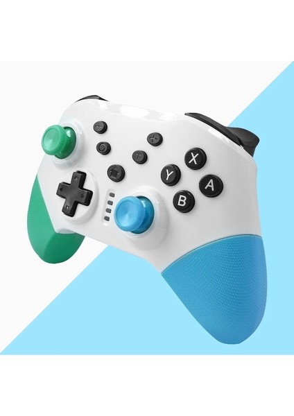 Uyandırma Fonksiyonlu Blue Green-Switch Kablosuz Oyun Kumandası Ns Gamepad, Titreşimli Tek Tıklamayla Uyandırma Fonksiyonu, (Yurt Dışından)
