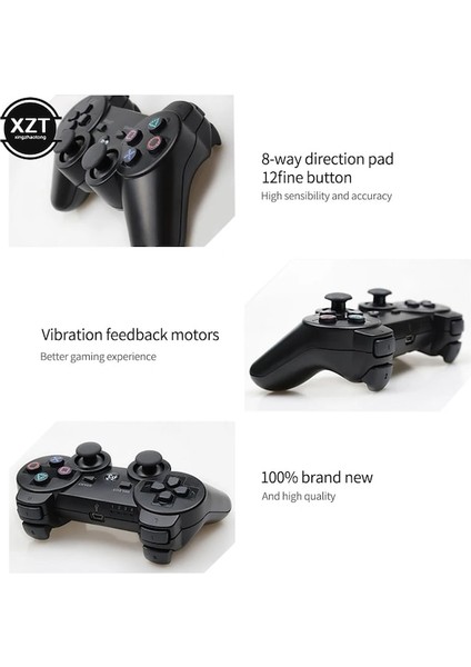 Kırmızı Kablosuz Bluetooth Uyumlu Gamepad Joystick Ps3 Oyun Denetleyicisi Oyun Konsolu Playstation 3 Joypad Oyun Aksesuarları (Yurt Dışından) modelleri
