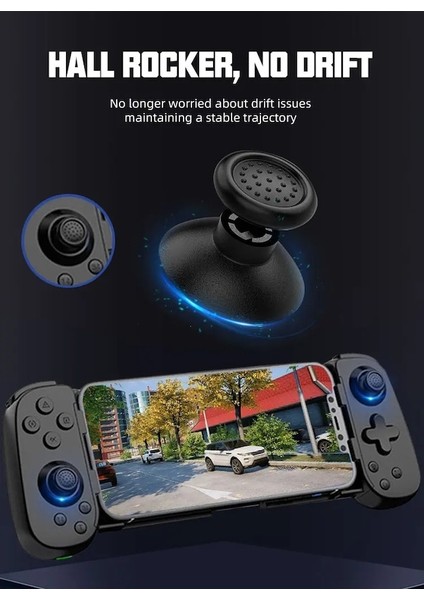 Kapaklı Beyaz - Ps4/xbox Oyun Için Oyun Kumandası Desteği Android/ıos Akıllı Telefon Için Altı Eksenli Jiroskoplu Mobil Gamepad (Yurt Dışından) indirimleri