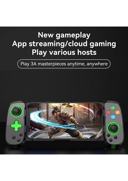 D7 Sarı-D3/d6/d7 Kablosuz Bt 5.0 Gerilebilir Oyun Denetleyicisi Telefon Android Ios Için Gamepad Joystick Geri Çekilebilir Gamepad Ps4 Anahtarı (Yurt Dışından)