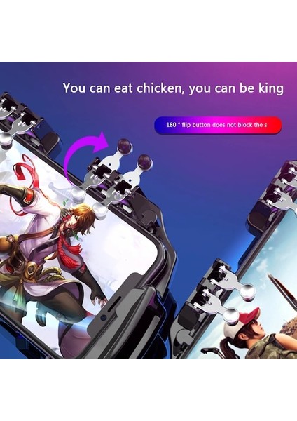 M10-MOBIL Çekim Oyun Oyun Kumandası, Pubg Joystick Için Soğutma Fanı Gamepad Ile (Yurt Dışından)