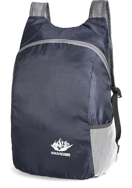 Koyu Mavi-Naylon Hafif Erkek Sırt Çantası Su Geçirmez Katlanabilir Sırt Çantası Ultralight Açık Hava Seyahat Sırt Çantası Kamp Yürüyüş Spor Sırt Çantası (Yurt Dışından)