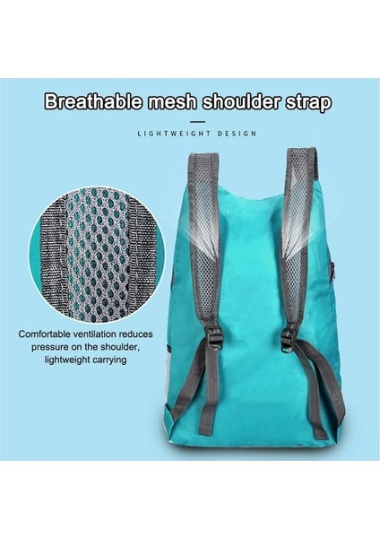 Koyu Mavi-Naylon Hafif Erkek Sırt Çantası Su Geçirmez Katlanabilir Sırt Çantası Ultralight Açık Hava Seyahat Sırt Çantası Kamp Yürüyüş Spor Sırt Çantası (Yurt Dışından) indirimleri