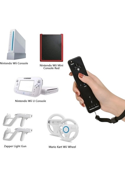 Sol Beyaz-2pcs Wii Konsolu Için Nunchuck Denetleyicili Uzaktan Kumanda Wii Oyun Kontrolü Için Motion Plus Ile Kablosuz Gamepad (Yurt Dışından) indirimleri