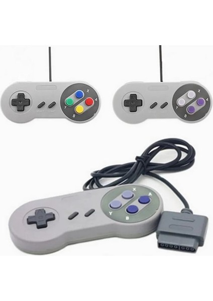 2pcs-Color-2pcs USB 2.0 Pc Gamepad Kablolu Oyun Denetleyicisi Joystick Joypad Oyun Denetleyicisi Windows Pc Için Snes Oyun Pedi Mac Bilgisayar Kontrolü (Yurt Dışından)