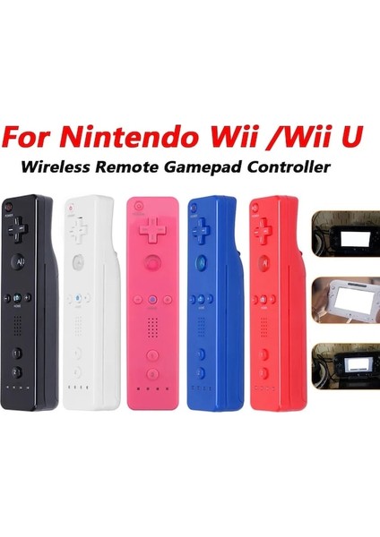 Nintendo Wii Oyun Uzaktan Kumandası Için Koyu Mavi Kablosuz Gamepad Nintendo Wıı / Wıı U Için Dahili Motion Plus Joystick Joypad (Yurt Dışından)