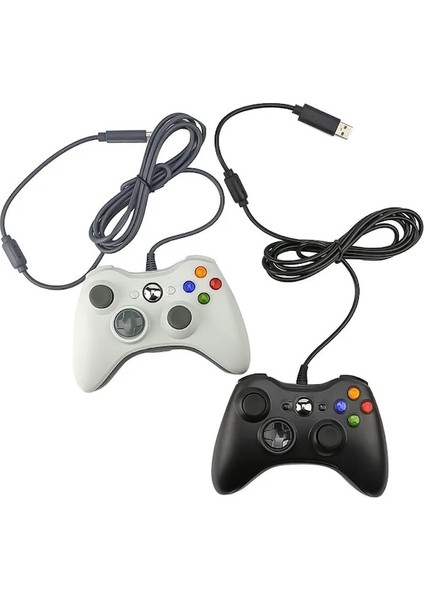 Windows 7 8 10 Için Resmi Microsoft Pc Denetleyicisi Için Xbox 360 Denetleyici Joystick Için Mavi USB Kablolu Gamepad (Yurt Dışından)