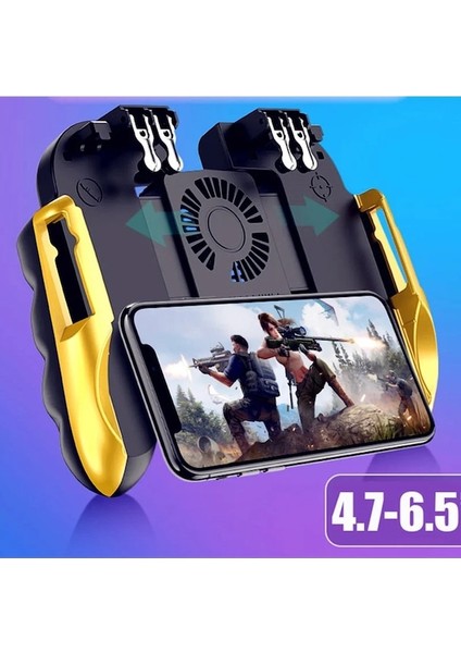 Dahili Pil Fanı-Gamepad Pubg Kontrol Cihazı Android Joystick Mobil Oyun Pedi Oyun Kontrol Cihazı El Tipi Oyuncular Winexıphone Xiaomi Için Soğutucu Fanlı (Yurt Dışından) indirimleri