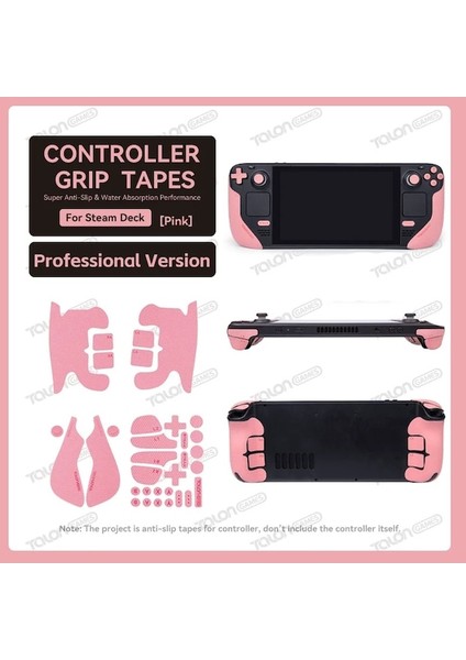 Profesyonel Pembe-Profesyonel Oyun Kolu Kaymaz Etiket Buhar Güverte Denetleyicisi Için Her Şey Dahil Ter Emici Kaymaz (Yurt Dışından)