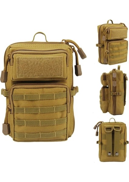 Armgreen-Çok Fonksiyonlu Taktik Kılıfı Kılıf Askeri Molle Kalça Bel Çantası Cüzdan Telefon Kılıfı Kamp Yürüyüş Çantaları Avcılık Paketi (Yurt Dışından)
