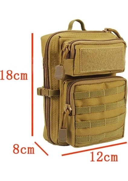 Armgreen-Çok Fonksiyonlu Taktik Kılıfı Kılıf Askeri Molle Kalça Bel Çantası Cüzdan Telefon Kılıfı Kamp Yürüyüş Çantaları Avcılık Paketi (Yurt Dışından) fiyatları