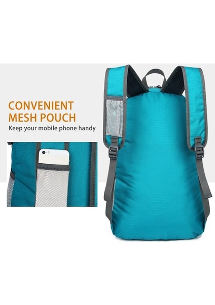 Göl Mavisi-Erkek Kadın 40L Büyük Kapasiteli Sırt Çantası Hafif Katlanabilir Sırt Çantası Su Geçirmez Paketlenebilir Seyahat Kamp Yürüyüş Sırt Çantası Sırt Çantası (Yurt Dışından) modelleri